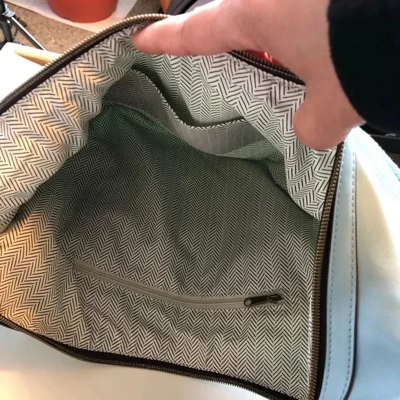 Long Blue purse - Picture 6 of 7